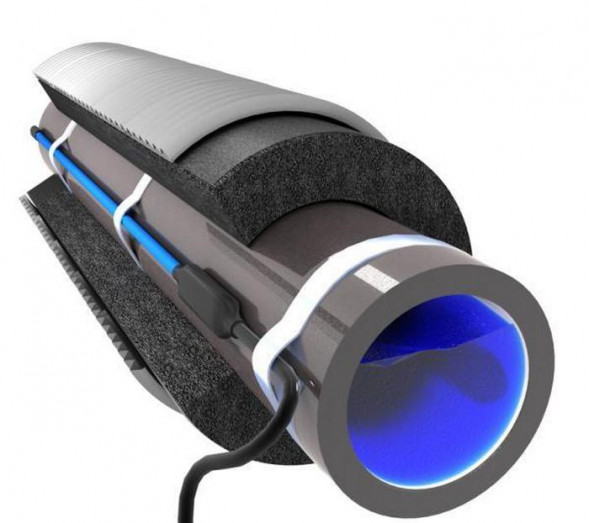 Греющий кабель Freezstop-25-6 на трубу