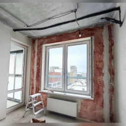 Установка кондиционера за подвесным потолком