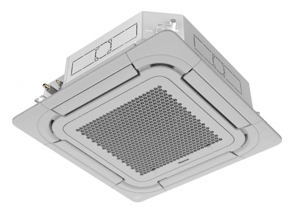 Кассетный инверторный кондиционер Hisense ACT-12UR4RCC8 | PE-QEA/LD | AUW-12U4RS8